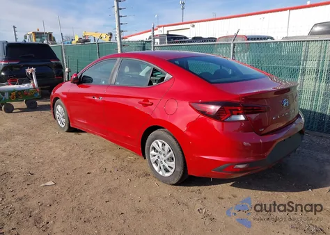 2020 Hyundai Elantra Se z USA, uszkodzony, nr VIN KMHD74LF2LU947649
